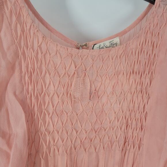 LoveShackFancy Faded Marsala Pleated Noelle Midi Dress S - Picture 6 of 16